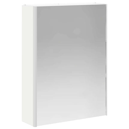 Badeværelsesspejlskab Hvid 53,5 x 15,5 x 70 cm Konstrueret træ