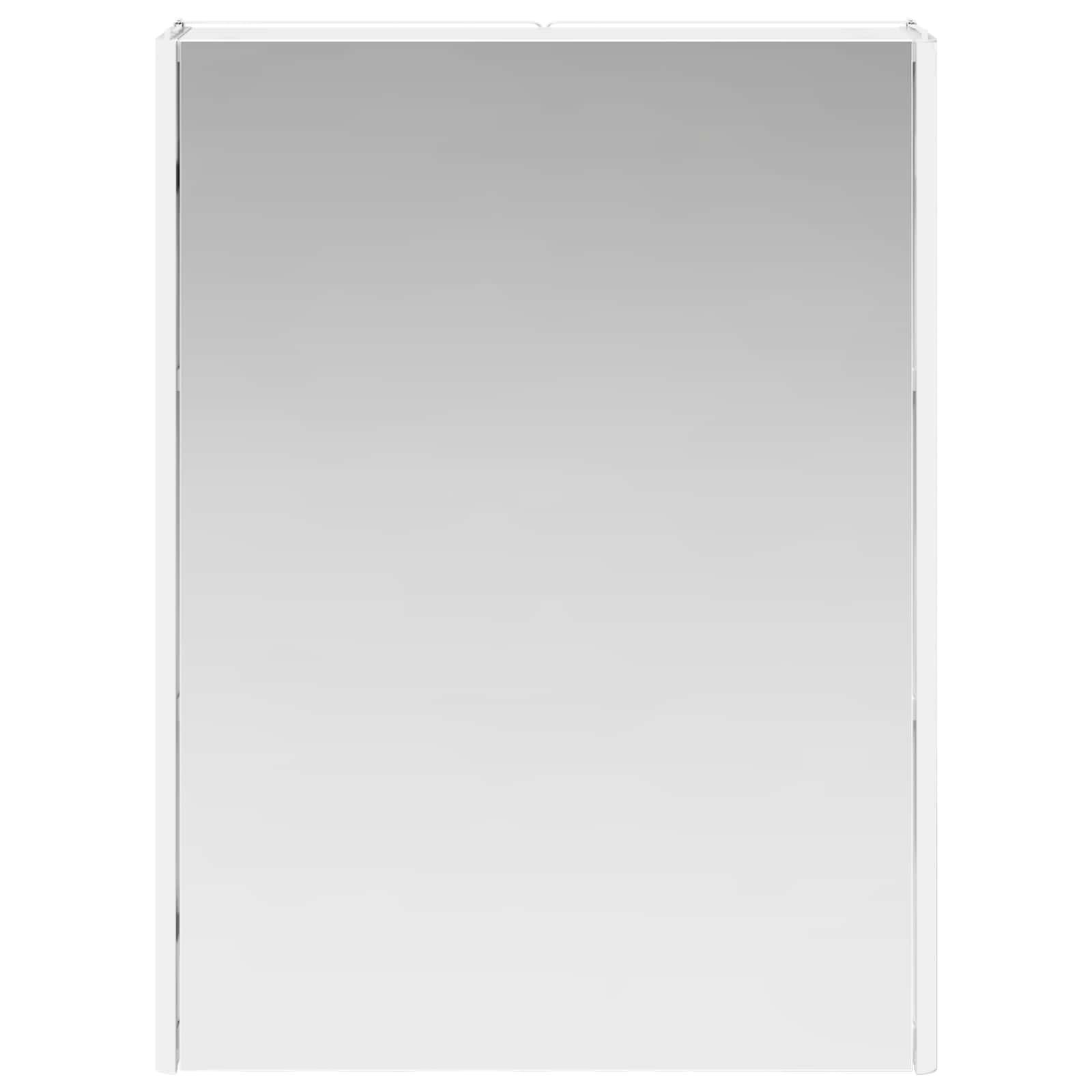 Badeværelsesspejlskab Hvid 53,5 x 15,5 x 70 cm Konstrueret træ