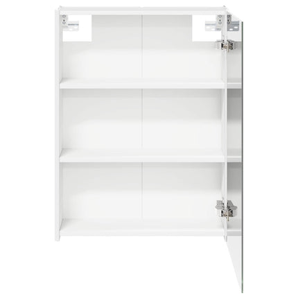 Badeværelsesspejlskab Hvid 53,5 x 15,5 x 70 cm Konstrueret træ