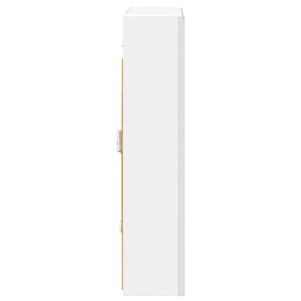 Badeværelsesspejlskab Hvid 53,5 x 15,5 x 70 cm Konstrueret træ