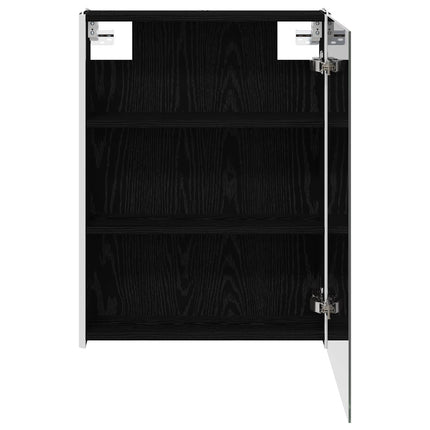 Badeværelsesspejlskab Sort eg 53,5 x 15,5 x 70 cm