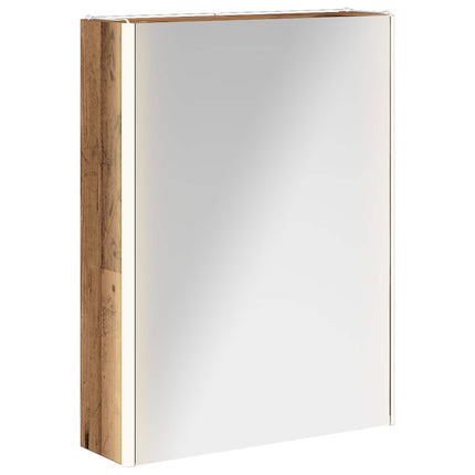 Badeværelsesspejlskab Gammelt træ 53,5 x 15,5 x 70 cm