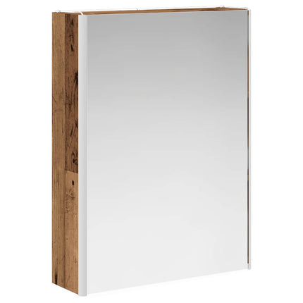 Badeværelsesspejlskab Gammelt træ 53,5 x 15,5 x 70 cm