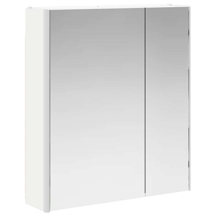 Badeværelsesspejlskab Hvid 63,5 x 15,5 x 70 cm Konstrueret træ