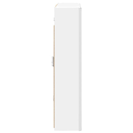 Badeværelsesspejlskab Hvid 63,5 x 15,5 x 70 cm Konstrueret træ
