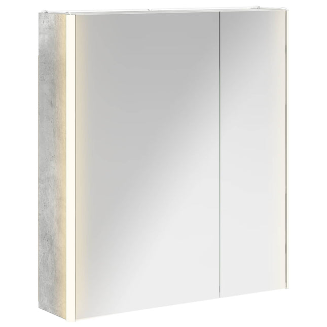 Badeværelsesspejlskab Beton Grå 63,5 x 15,5 x 70 cm