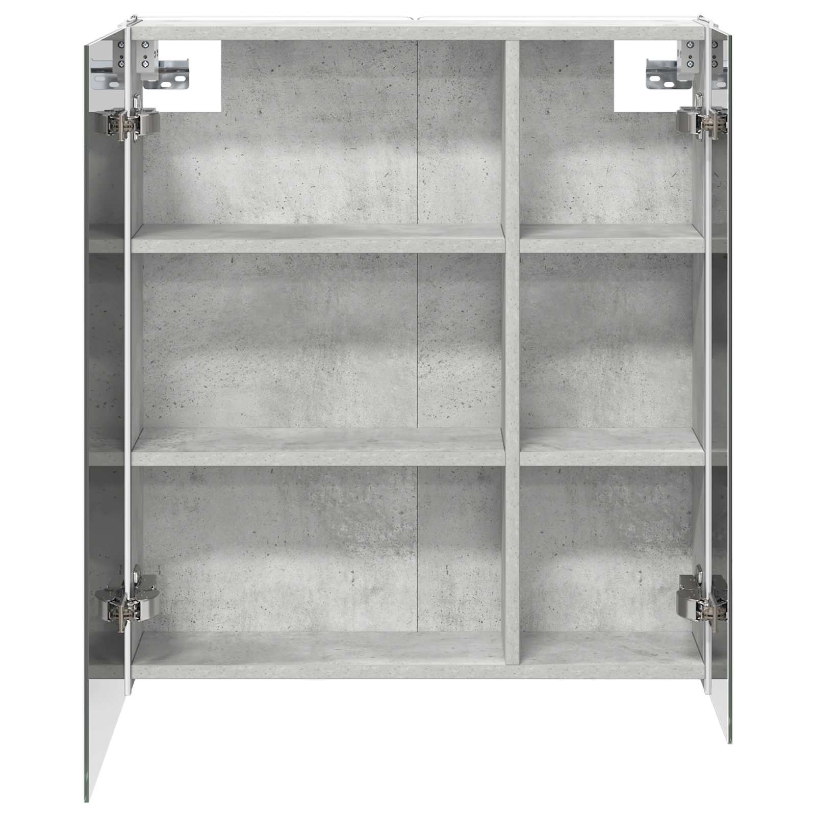 Badeværelsesspejlskab Beton Grå 63,5 x 15,5 x 70 cm