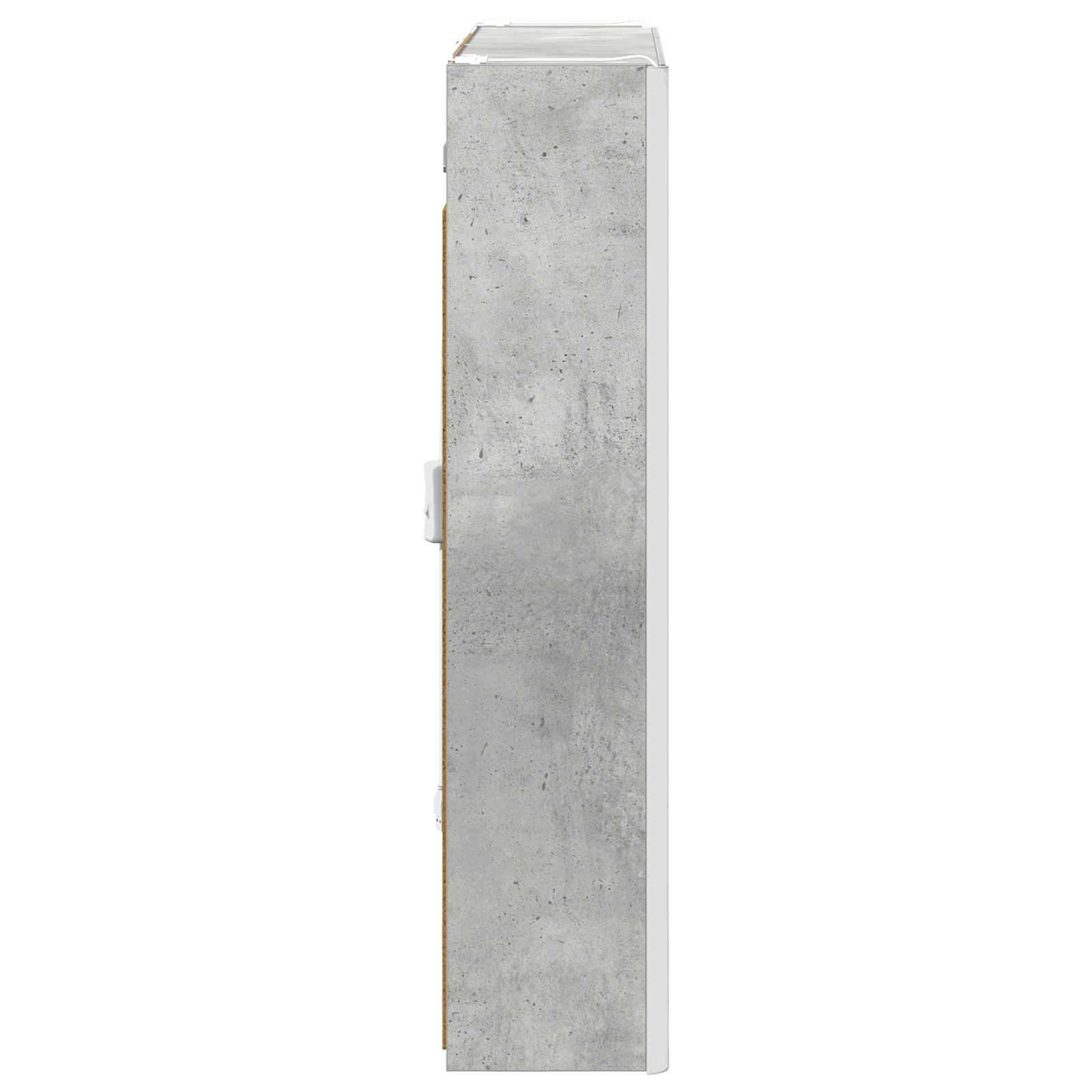 Badeværelsesspejlskab Beton Grå 63,5 x 15,5 x 70 cm