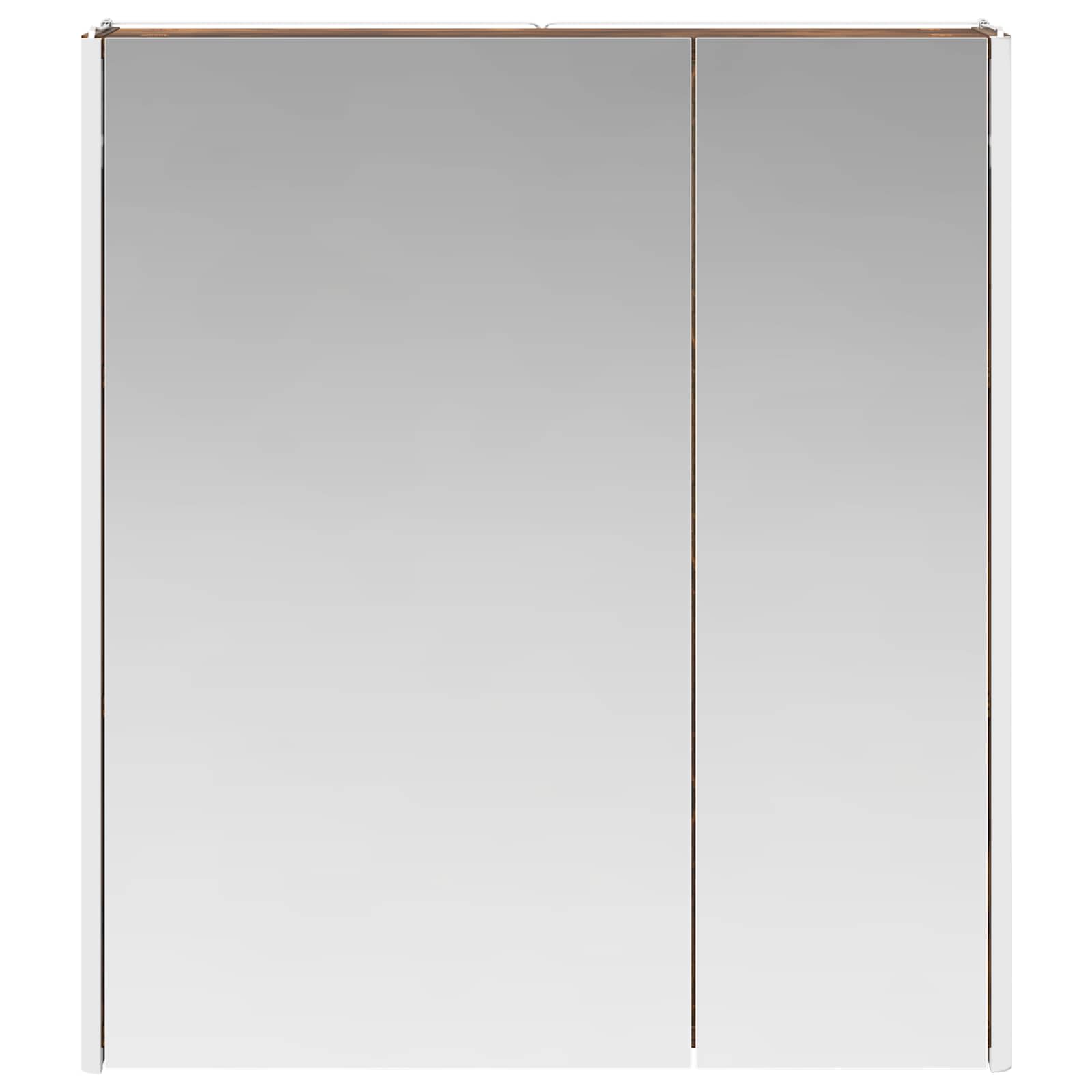 Badeværelsesspejlskab Røget eg 63,5 x 15,5 x 70 cm