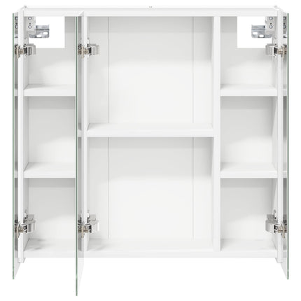 Badeværelsesspejlskab Hvid 63,5 x 15,5 x 60,5 cm