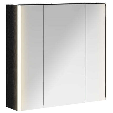 Badeværelsesspejlskab Sort eg 63,5 x 15,5 x 60,5 cm