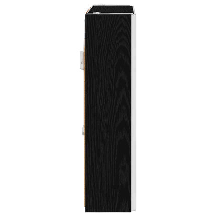 Badeværelsesspejlskab Sort eg 63,5 x 15,5 x 60,5 cm