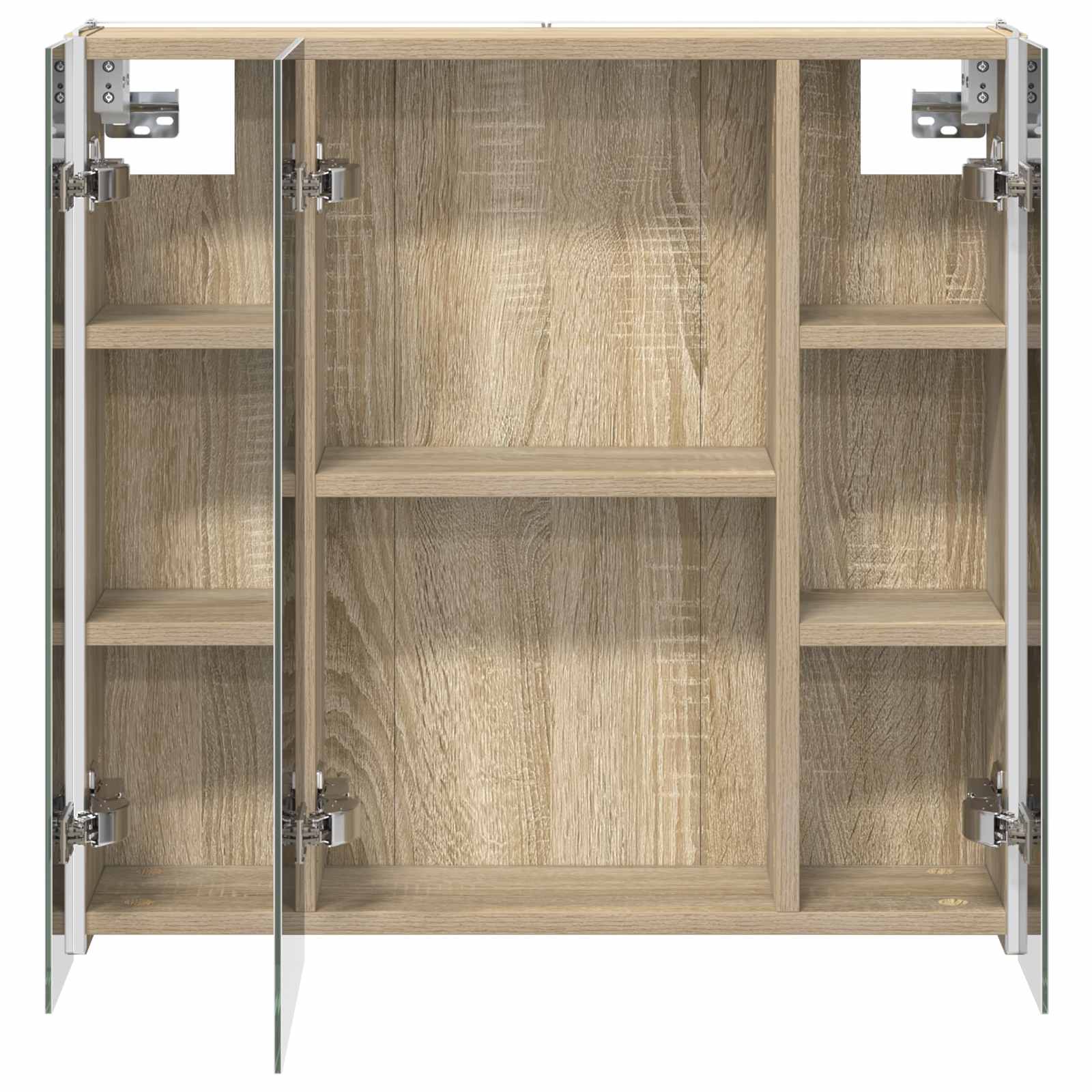 Badeværelsesspejlskab Sonoma eg 63,5 x 15,5 x 60,5 cm