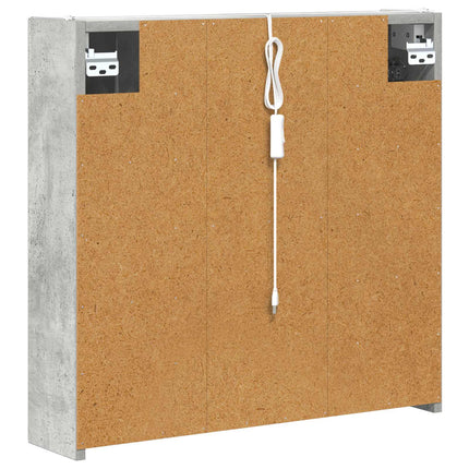 Badeværelsesspejlskab Beton Grå 63,5 x 15,5 x 60,5 cm