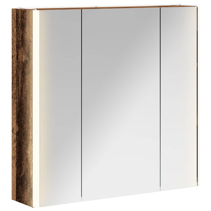 Badeværelsesspejlskab Gammelt træ 63,5 x 15,5 x 60,5 cm