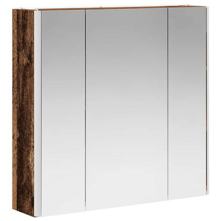 Badeværelsesspejlskab Gammelt træ 63,5 x 15,5 x 60,5 cm
