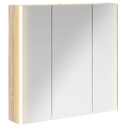 Badeværelsesspejlskab Sonoma eg 73.5 x 15.5 x 70 cm