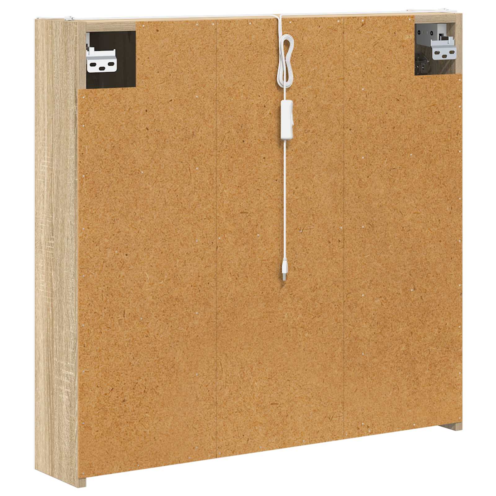 Badeværelsesspejlskab med hylde Sonoma eg 73.5 x 15.5 x 70 cm