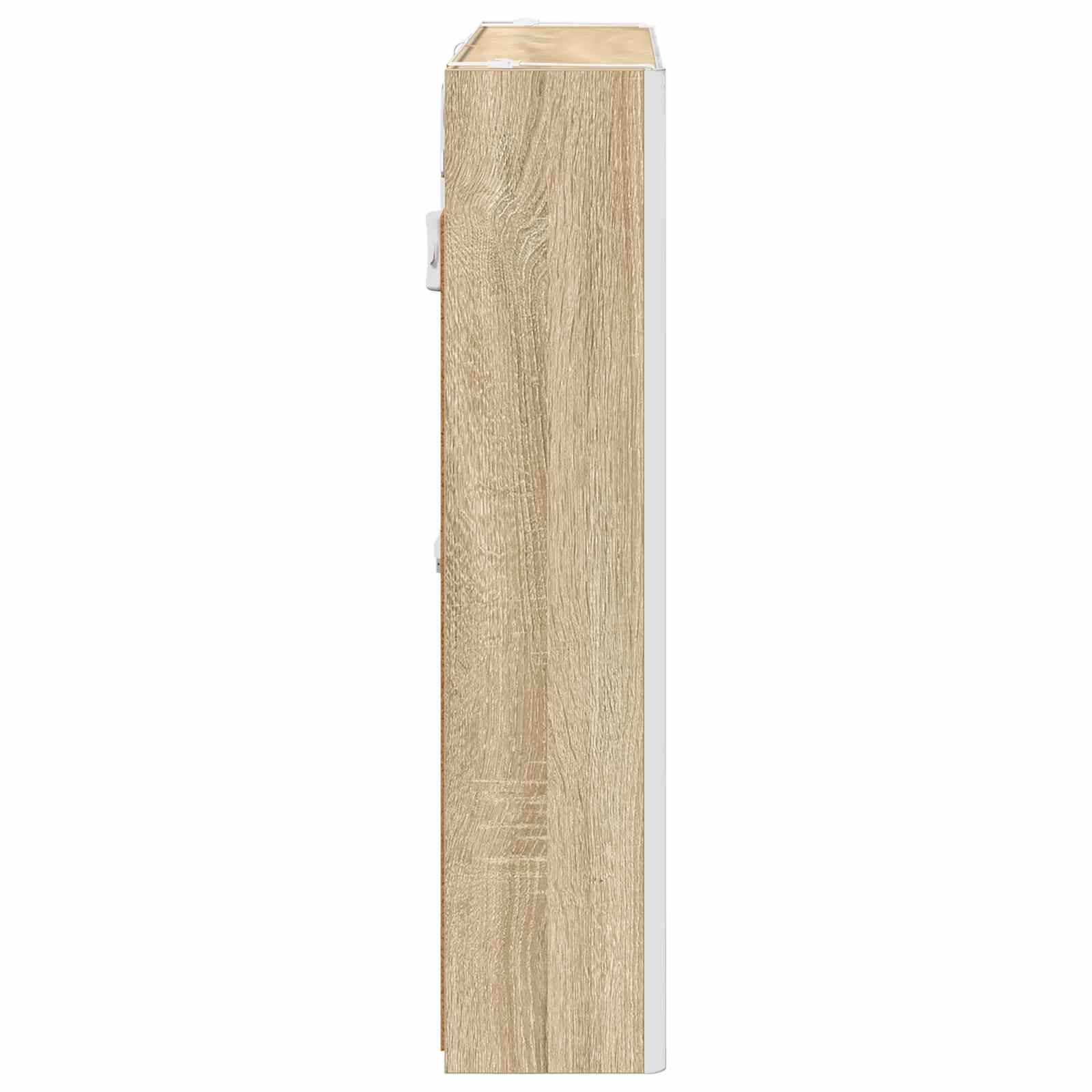 Badeværelsesspejlskab med hylde Sonoma eg 73.5 x 15.5 x 70 cm