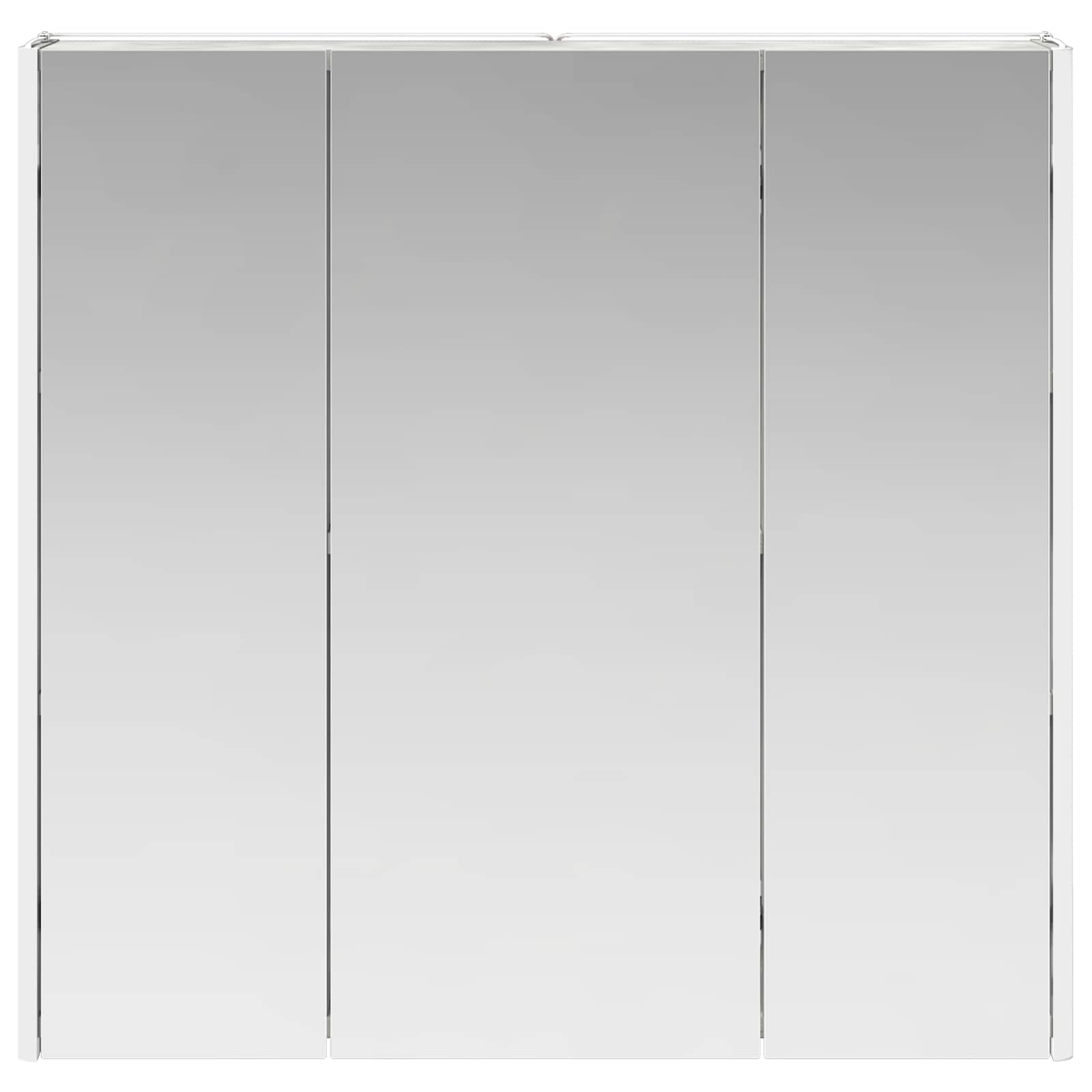 Badeværelsesspejlskab med hylde Beton Grå 73.5 x 15.5 x 70 cm