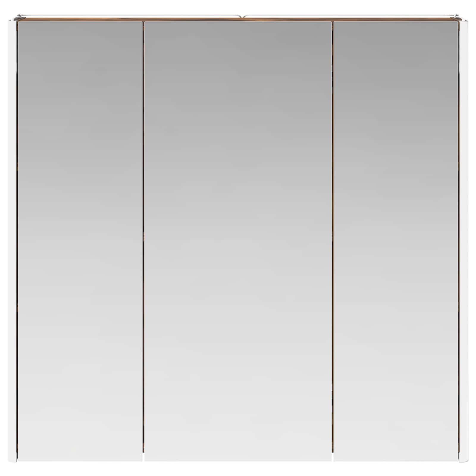 Badeværelsesspejlskab med hylde Røget eg 73.5 x 15.5 x 70 cm