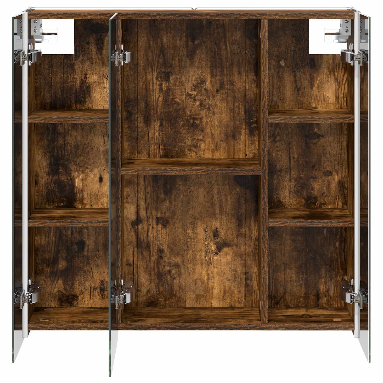 Badeværelsesspejlskab med hylde Røget eg 73.5 x 15.5 x 70 cm