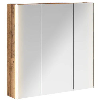 Badeværelsesspejlskab Gammelt træ 73.5 x 15.5 x 70 cm