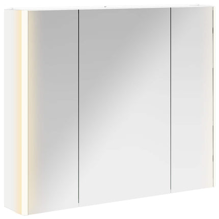 Badeværelsesspejlskab Hvid 83,5 x 15,5 x 70 cm Konstrueret træ