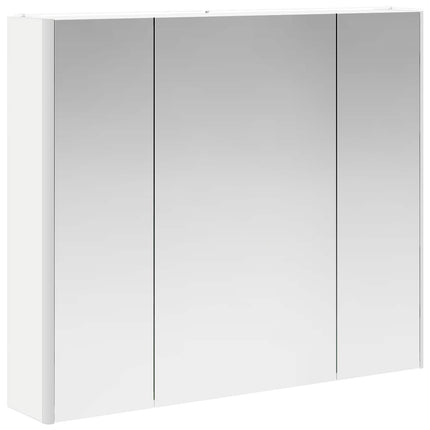 Badeværelsesspejlskab Hvid 83,5 x 15,5 x 70 cm Konstrueret træ