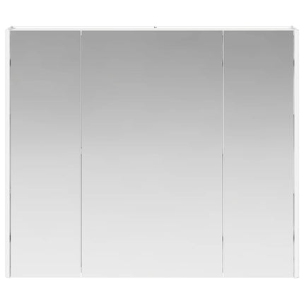 Badeværelsesspejlskab Hvid 83,5 x 15,5 x 70 cm Konstrueret træ