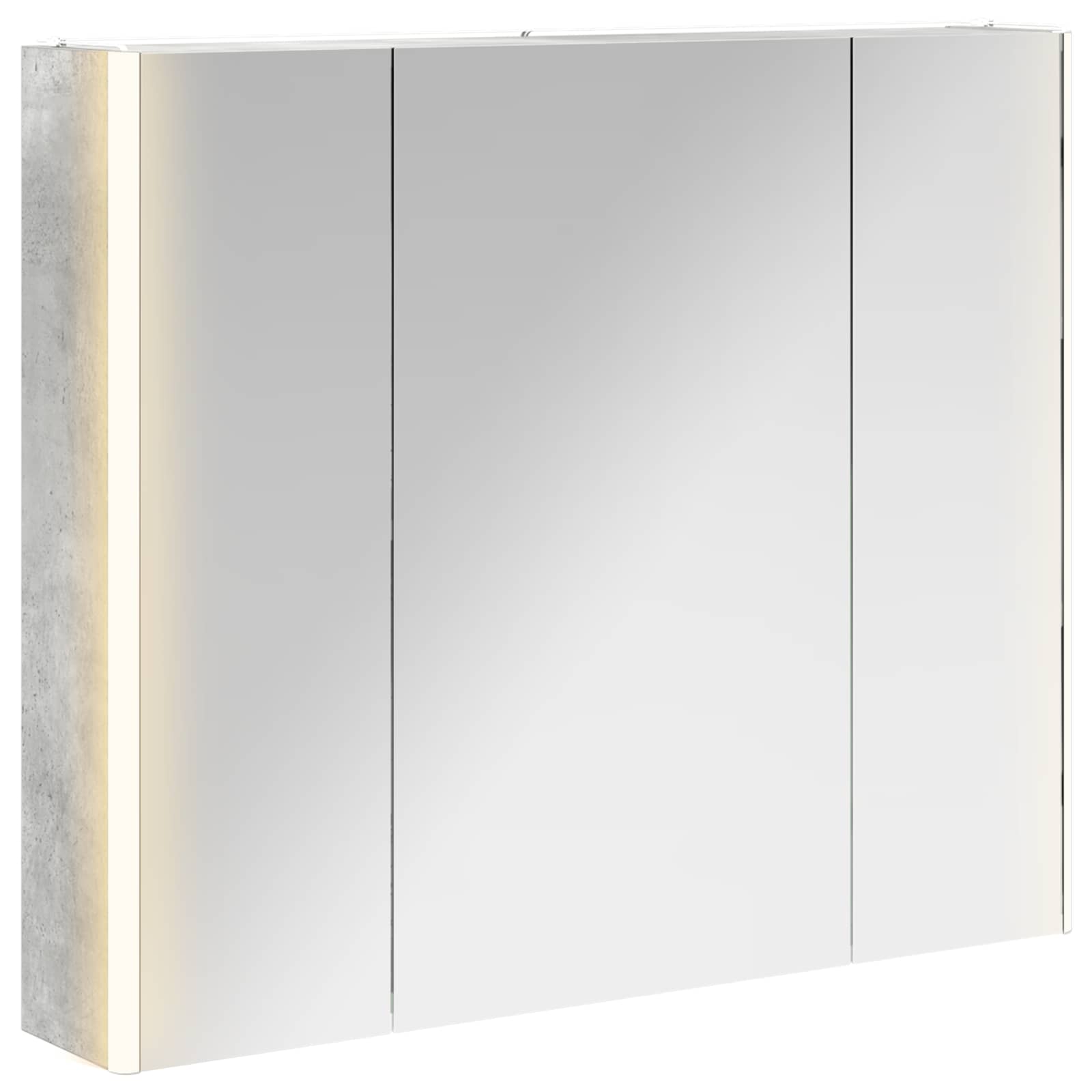 Badeværelsesspejlskab Beton Grå 83,5 x 15,5 x 70 cm