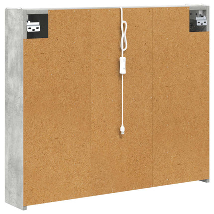 Badeværelsesspejlskab Beton Grå 83,5 x 15,5 x 70 cm