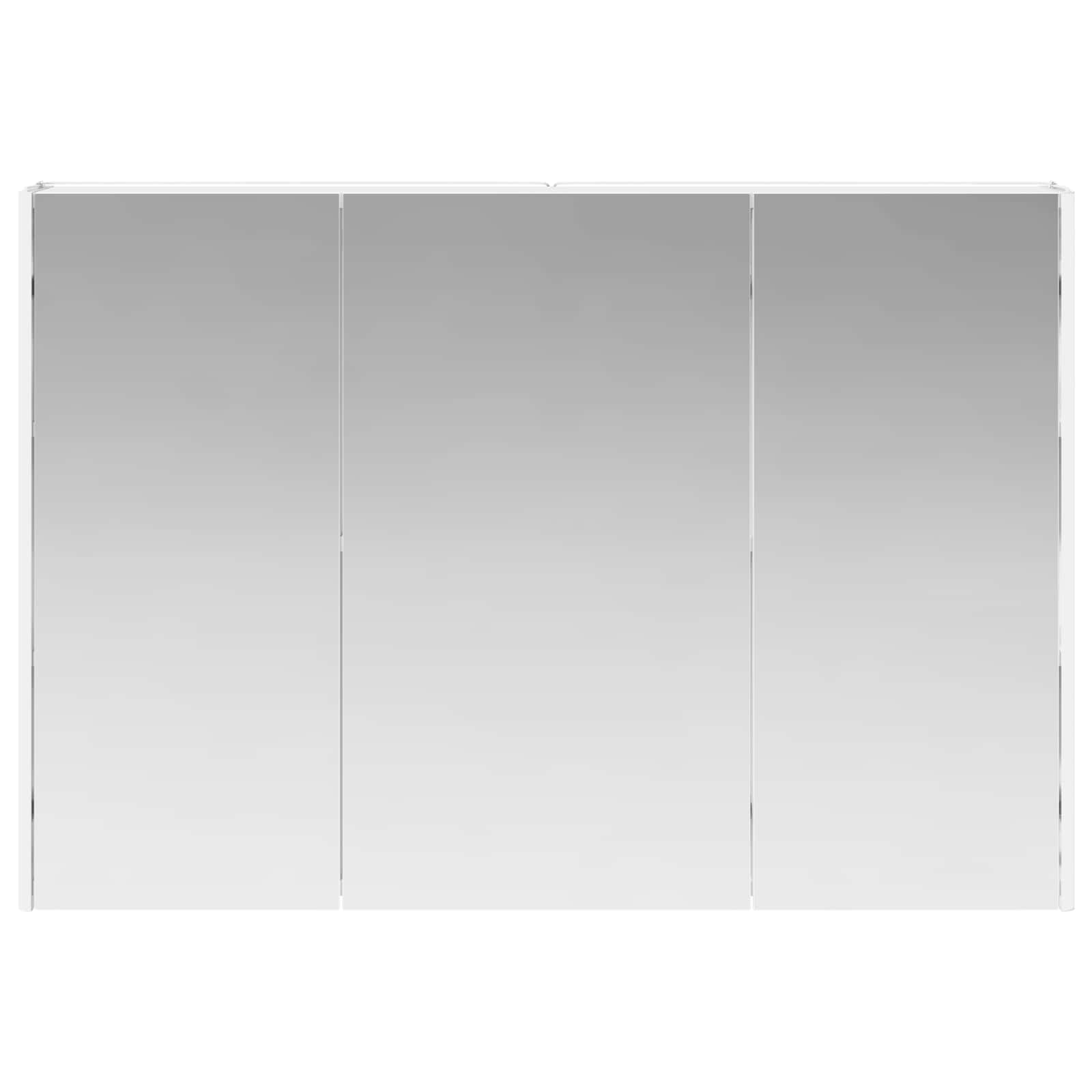 Badeværelsesspejlskab Hvid 103,5 x 15,5 x 70 cm Konstrueret træ