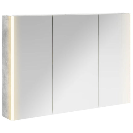 Badeværelsesspejlskab Beton Grå 103,5 x 15,5 x 70 cm