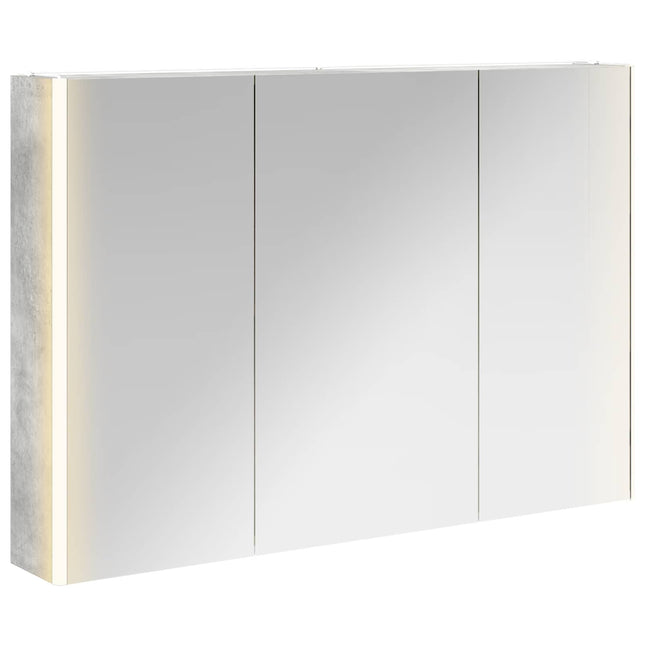 Badeværelsesspejlskab Beton Grå 103,5 x 15,5 x 70 cm