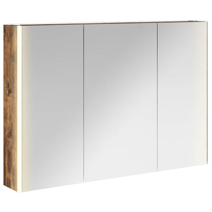 Badeværelsesspejlskab Røget eg 103,5 x 15,5 x 70 cm