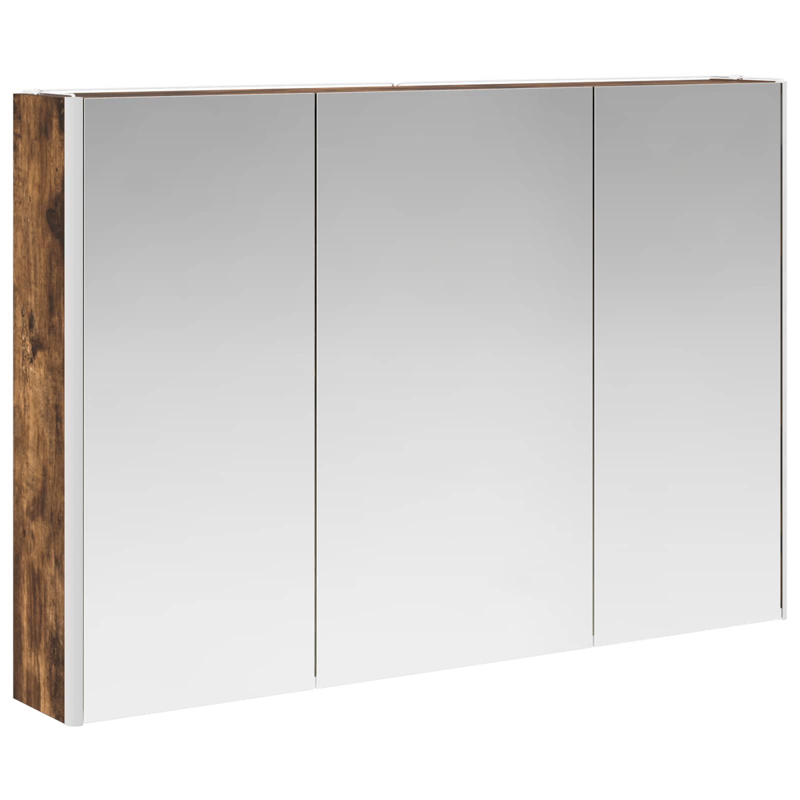 Badeværelsesspejlskab Røget eg 103,5 x 15,5 x 70 cm
