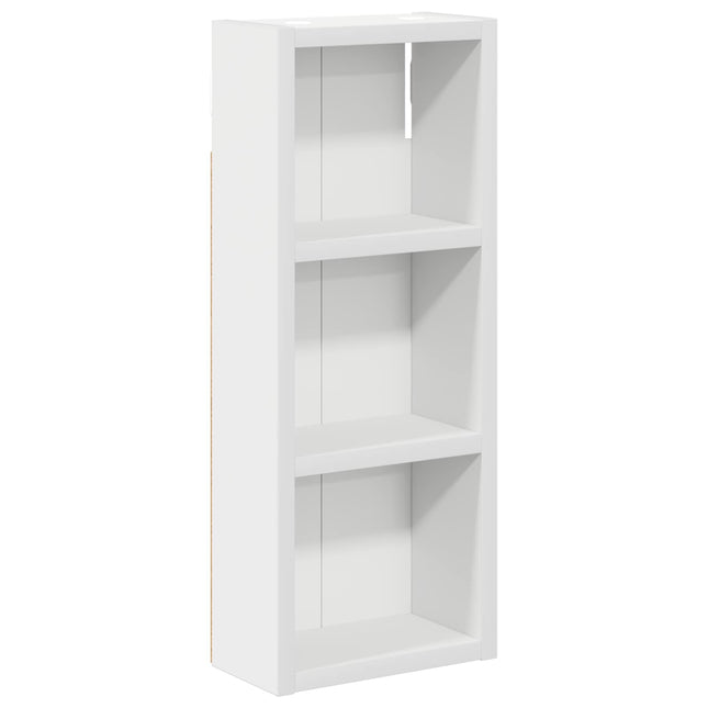 Badeværelsesvægskab Hvid 20 x 10 x 50 cm Konstrueret træ