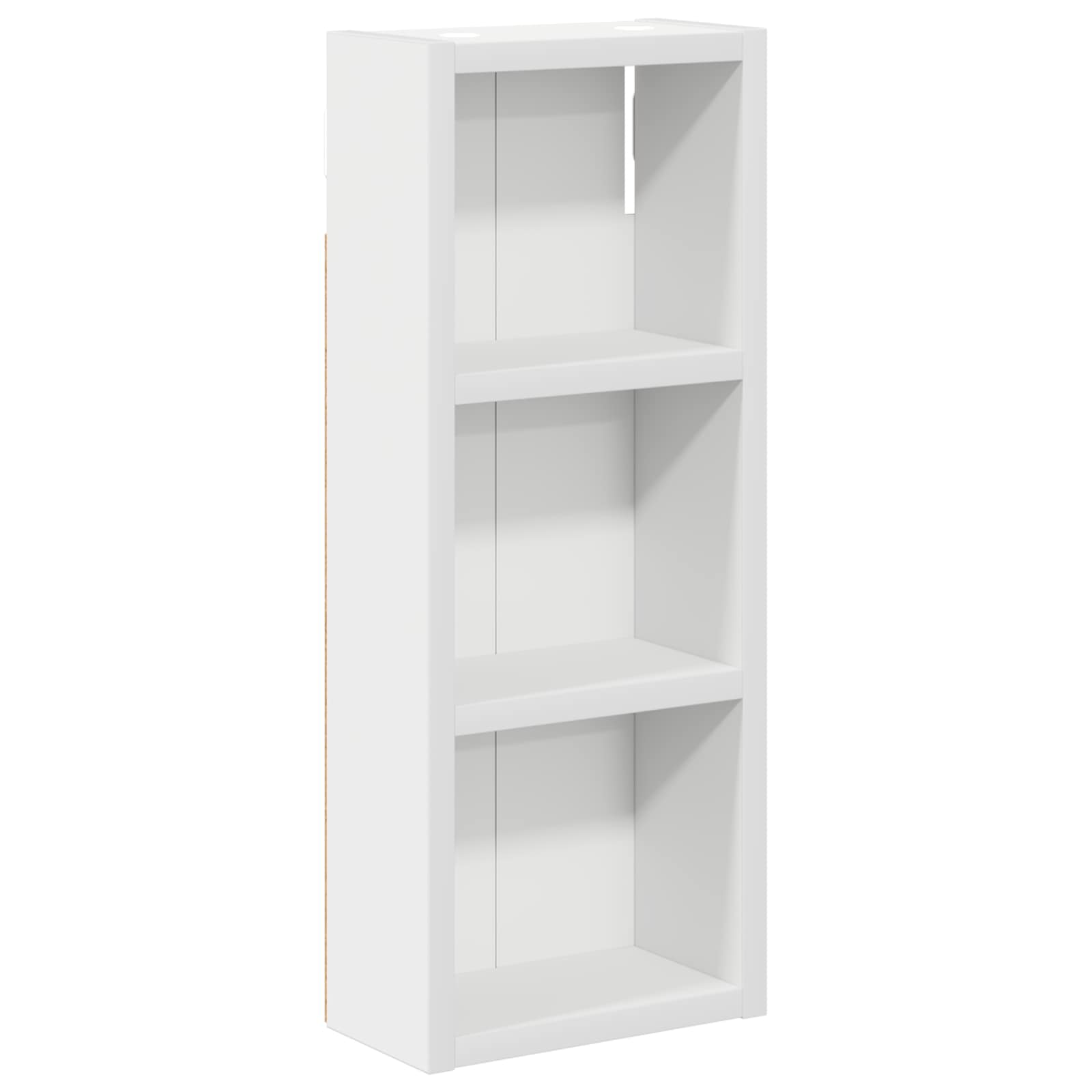 Badeværelsesvægskab Hvid 20 x 10 x 50 cm Konstrueret træ