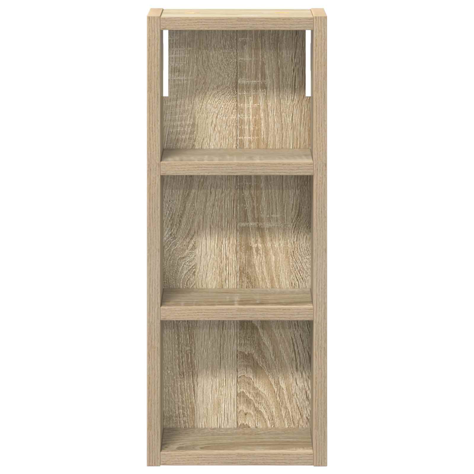 Badeværelsesvægskab Sonoma eg 20 x 10 x 50 cm Konstrueret træ