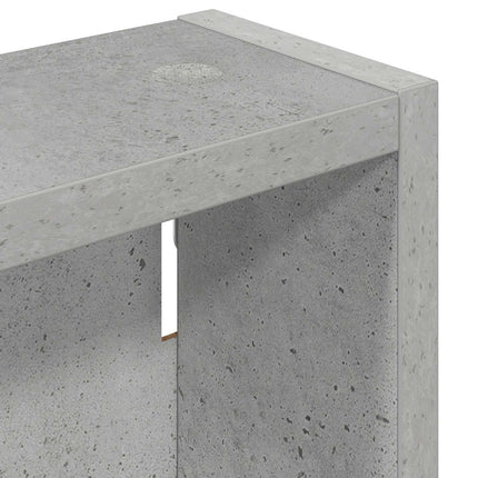 Badeværelsesvægskab BetonGrå 20 x 10 x 50 cm Konstrueret træ