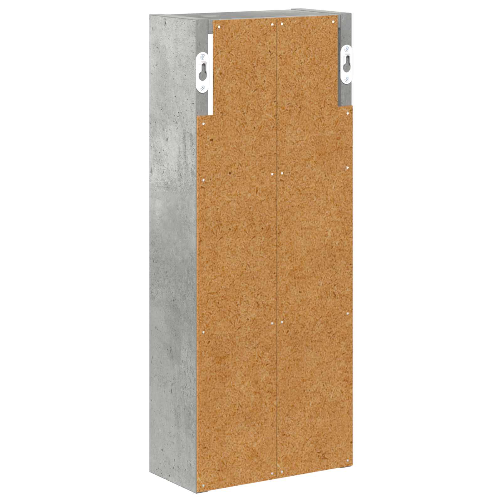 Badeværelsesvægskab BetonGrå 20 x 10 x 50 cm Konstrueret træ