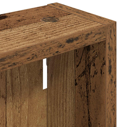 Badeværelsesvægskab Gammelt træ 20 x 10 x 50 cm Konstrueret træ