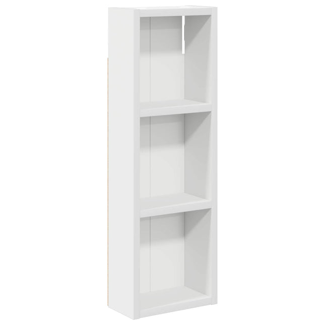 Badeværelsesvægskab Hvid 20 x 10 x 60,5 cm Konstrueret træ