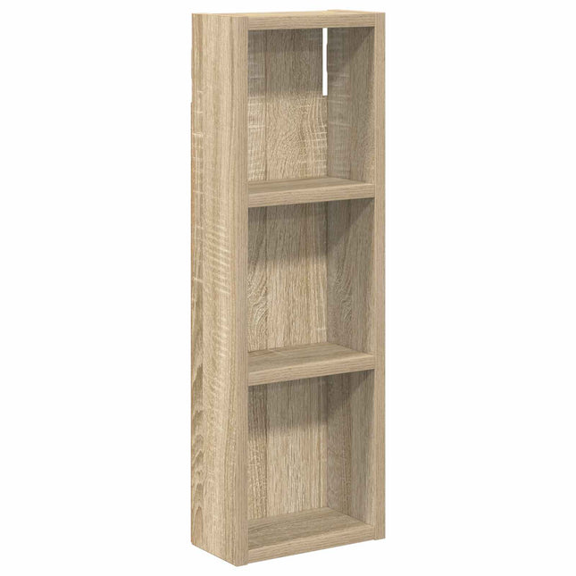 Badeværelsesvægskab Sonoma eg 20 x 10 x 60,5 cm Konstrueret træ