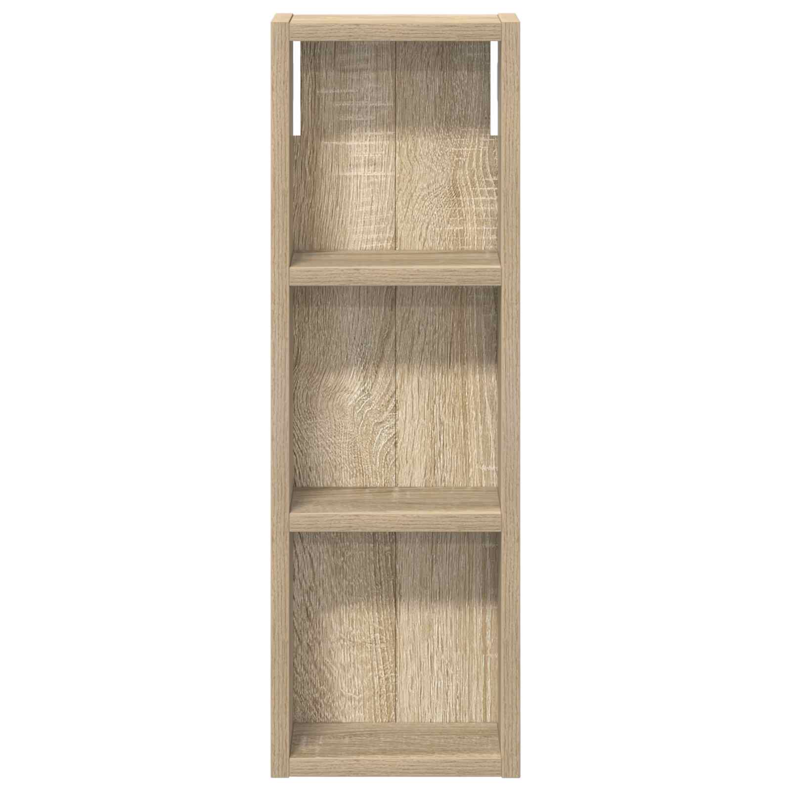 Badeværelsesvægskab Sonoma eg 20 x 10 x 60,5 cm Konstrueret træ