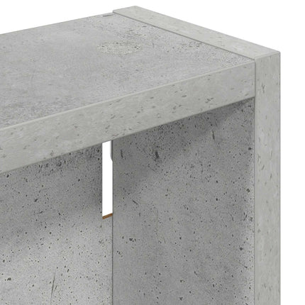 Badeværelsesvægskab BetonGrå 20 x 10 x 60,5 cm Konstrueret træ