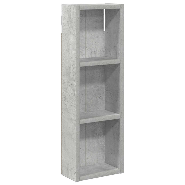 Badeværelsesvægskab BetonGrå 20 x 10 x 60,5 cm Konstrueret træ