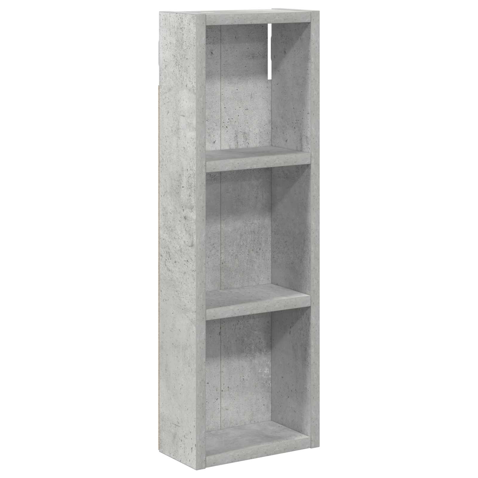 Badeværelsesvægskab BetonGrå 20 x 10 x 60,5 cm Konstrueret træ