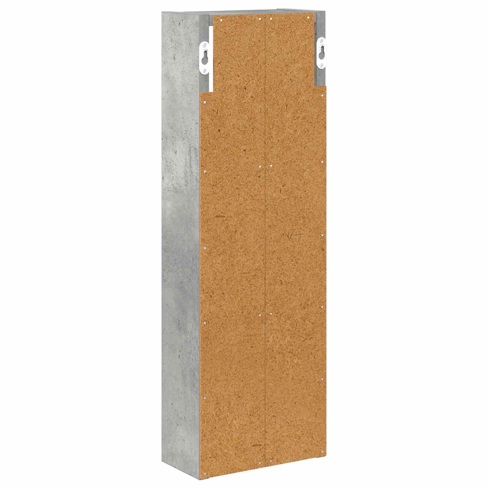 Badeværelsesvægskab BetonGrå 20 x 10 x 60,5 cm Konstrueret træ
